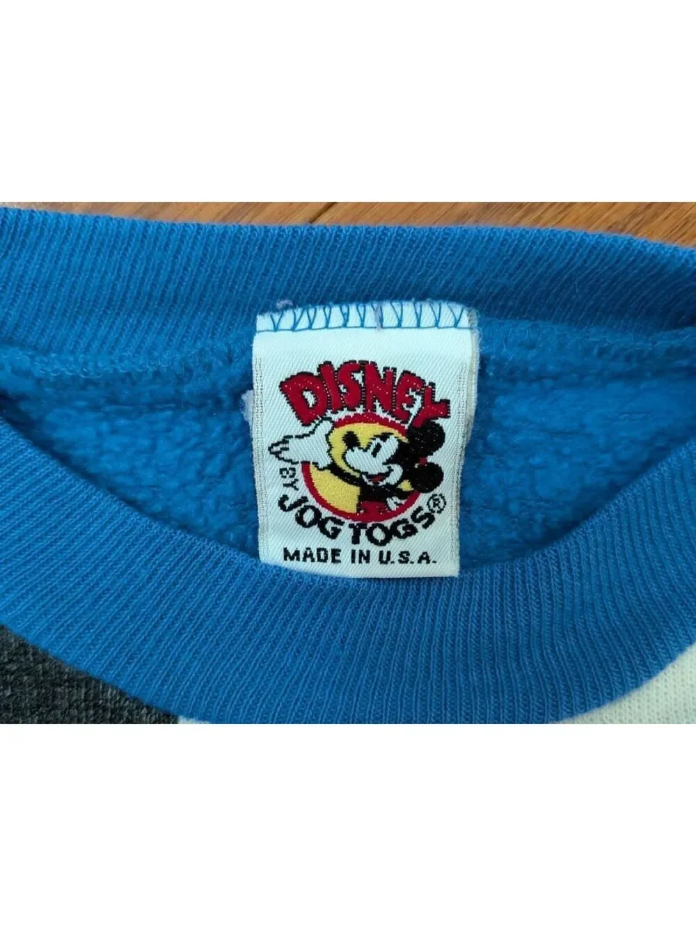 Vintage Disney Jog Togs Girl's 4T Minnie Mouse Sweatshirt Polka Dot 80s 90s